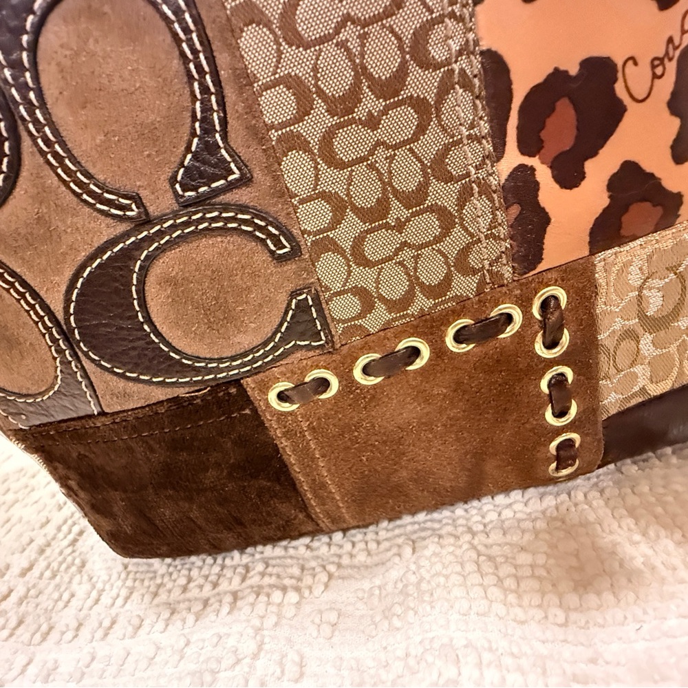 Coach Multicolor Patchwork Shoulder Bag - image 4